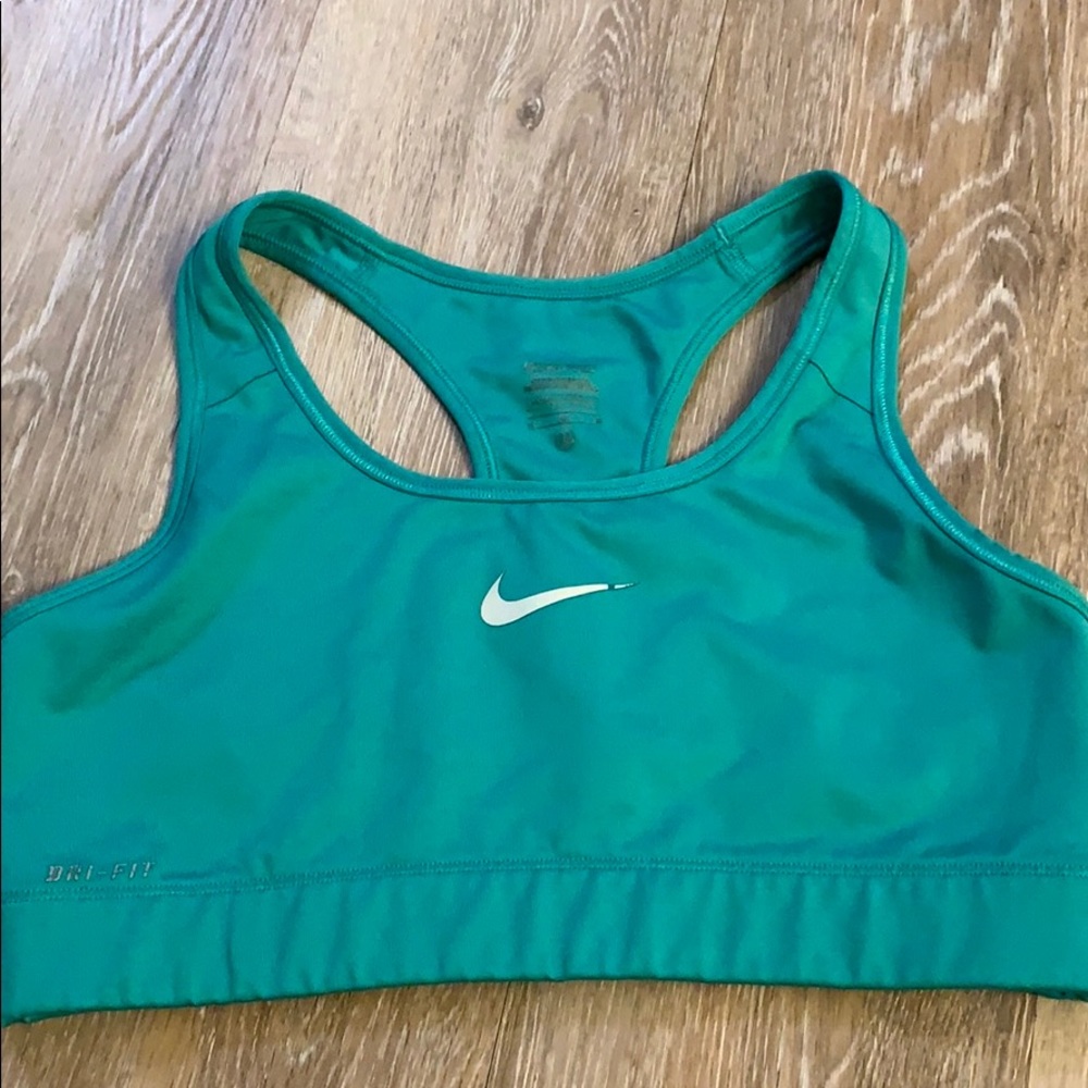 Aqua Nike sports bra